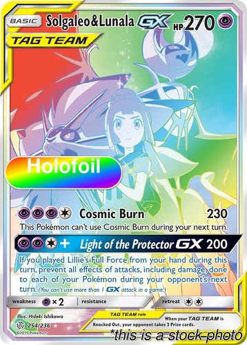 Solgaleo & Lunala GX (Secret) [SM12 - 254/236]