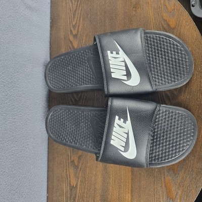 Nike Slides Black Benassi Shower Beach Sandals 343880-090 Mens Size 13