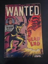 Wanted Comics 34 Orbit-Wanted 1951 cubierta clásica Mort Leav Devil