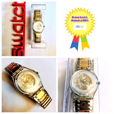 Swatch Gent New Prinz Eisenherz GK194 GK195 Vintage Wristwatch Years 90