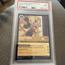 2023 Disney Lorcana Rise of the Floodborn Mickey Mouse #13 Foil PSA 9
