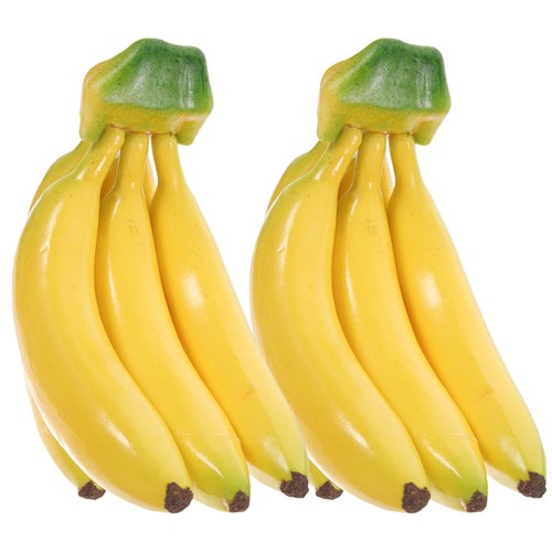 2 Pcs Ornamenti Di Decorazione Banana Frutta Artificiale Realistica Finta - Imagen 7 de 12