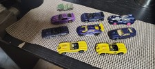 lot of 9 die cast vintage hot wheels yellow ferrari, raply cars,bl 70s 80s 90s