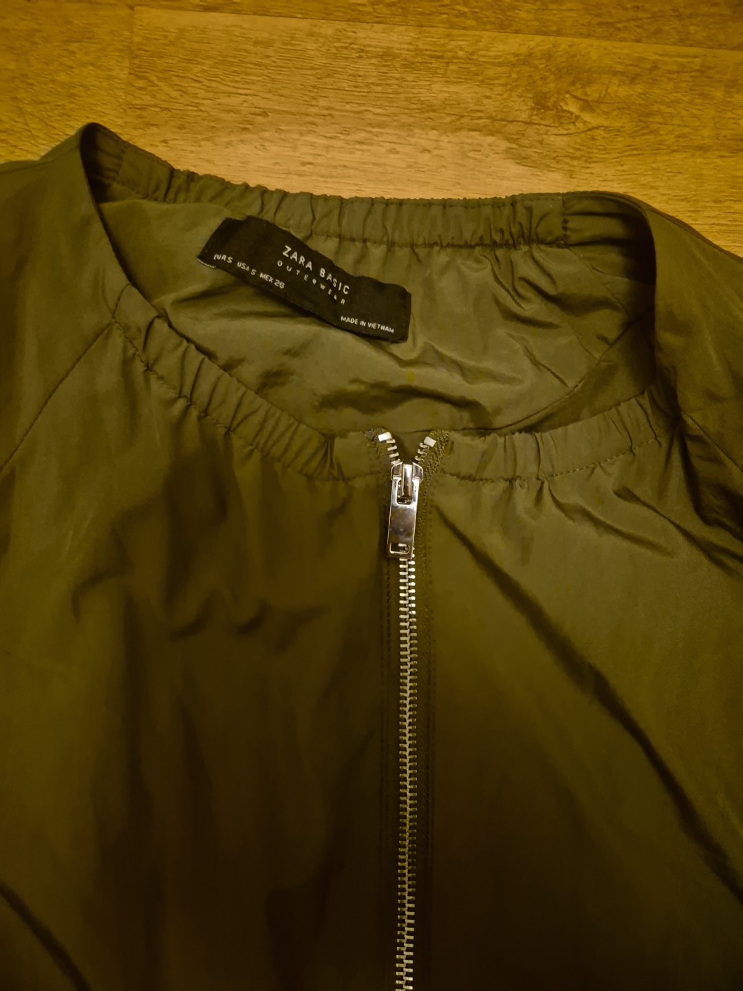 WOMENS ZARA BASIC OUTERWEAR SMALL LIGHTWEIGHT BOM… - image 5