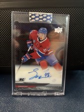 2024-25 Upper Deck Lane Hutson Clear Cut Rookie Young Guns Auto #229 Canadiens