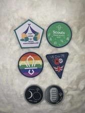 Scouts Badge Bundle VE Day 75 Gilwell Reunion Camp Home Rainbow 50 Patches New