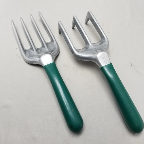 Vintage AS Allen Simpson Aluminum Garden Tools Fork Cultivator Made In Canada