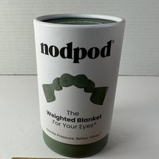 NODPOD - Weighted Blanket For Your Eyes Sleep Mask Sage Green - Open Box No Bag