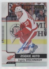 2017 O-Pee-Chee Platinum Rookie Autos Rainbow Evgeny Svechnikov #R-ES Auto 4a7