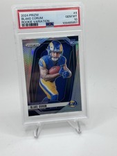2024 Panini Prizm - Rookie Variations Blake Corum #4 Silver Prizm RC PSA GEM 10