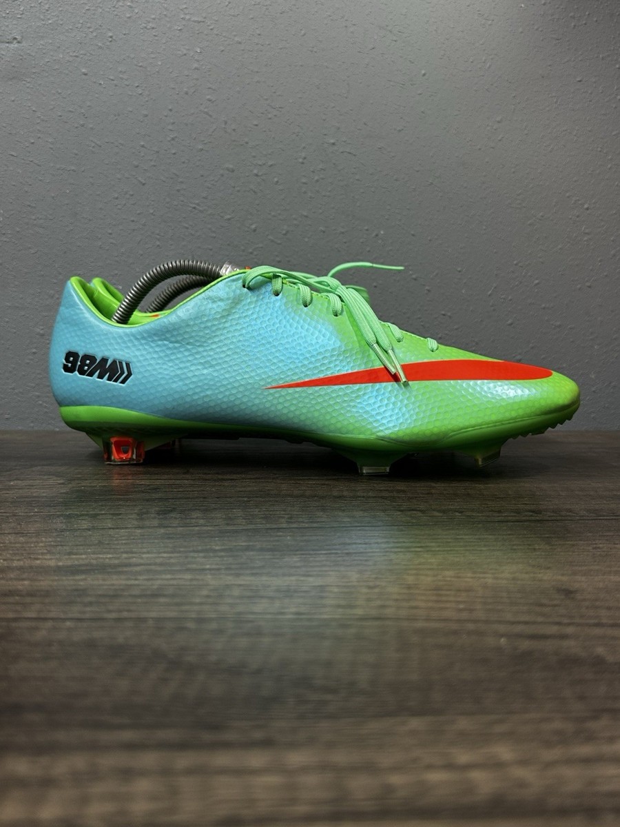 Nike Mercurial Vapor 9 FG ACC Lime Crimson 555605-380 Men's Size