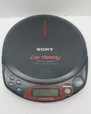Sony Car Ready Walkman CD Player Black And Red D-NE518CK