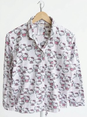 Pottery Barn Teen Hello Kitty Pajama Set Pants and Top. Size Small.