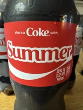 Share a Coke with   Summer   2025 Personalized Gift Coca Cola Bottle 20oz