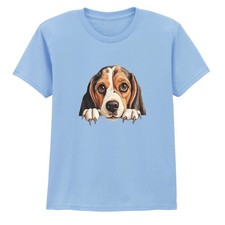 Maglietta Beagle Cucciolo Cane Bambini Maglietta Carina Amante degli Animali Maglietta Bambini