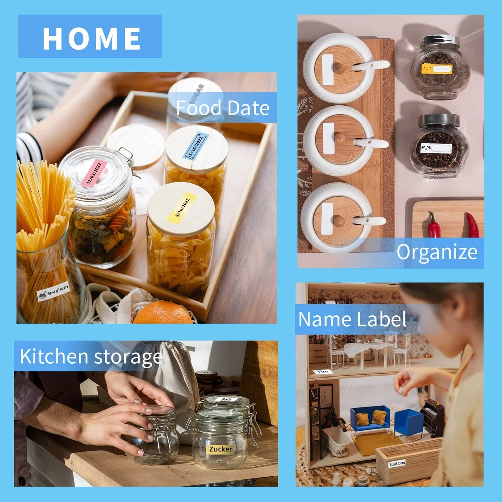 Bluetooth Mini Smart Label Maker D30 Wireless Portable Sticker Printer for Phones