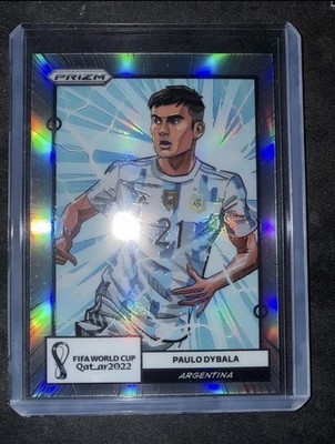Paulo Dybala #8 - 2022 Panini prizm World Cup  Manga Insert