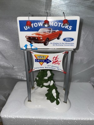 Dept 56 Uptown Motors Ford Billboard 56.52780
