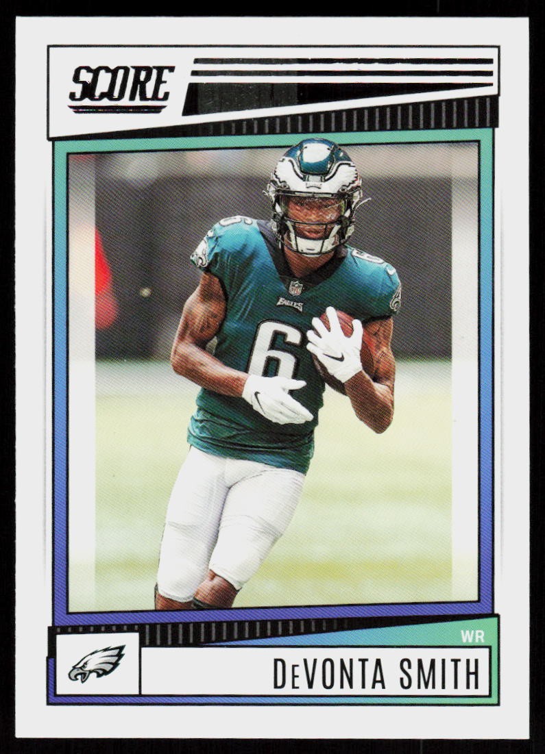 2022 Score DeVonta Smith #242 FOOTBALL Philadelphia Eagles