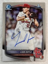 2025 Bowman Draft Liam Doyle Chrome Auto 1st Prospect #CPA-LD Cardinals