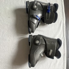 Alpina J20 Youth Ski Boots 256mm Gray Blue Alpine DIN Cuff Buckle