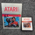 Vintage ET The Extra Terrestrial ATARI 2600 Video Game Cartridge 1982 Manual