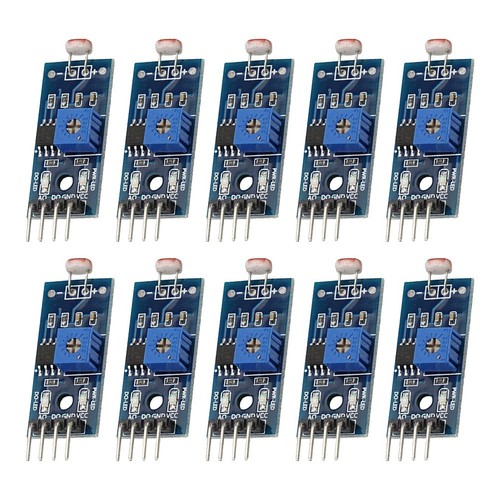 Light Sense Module 10PCS Light Sensor Module Digital Output Adjustable Brightness ...