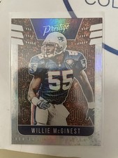 2020 Panini Prestige Old School Willie McGinest #OS-WM New England Patriots