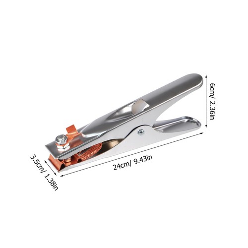  Small Clamps Heavy Duty Welder Ground Cable for Welding Copper Grounding Rod - Zdjęcie 5 z 12