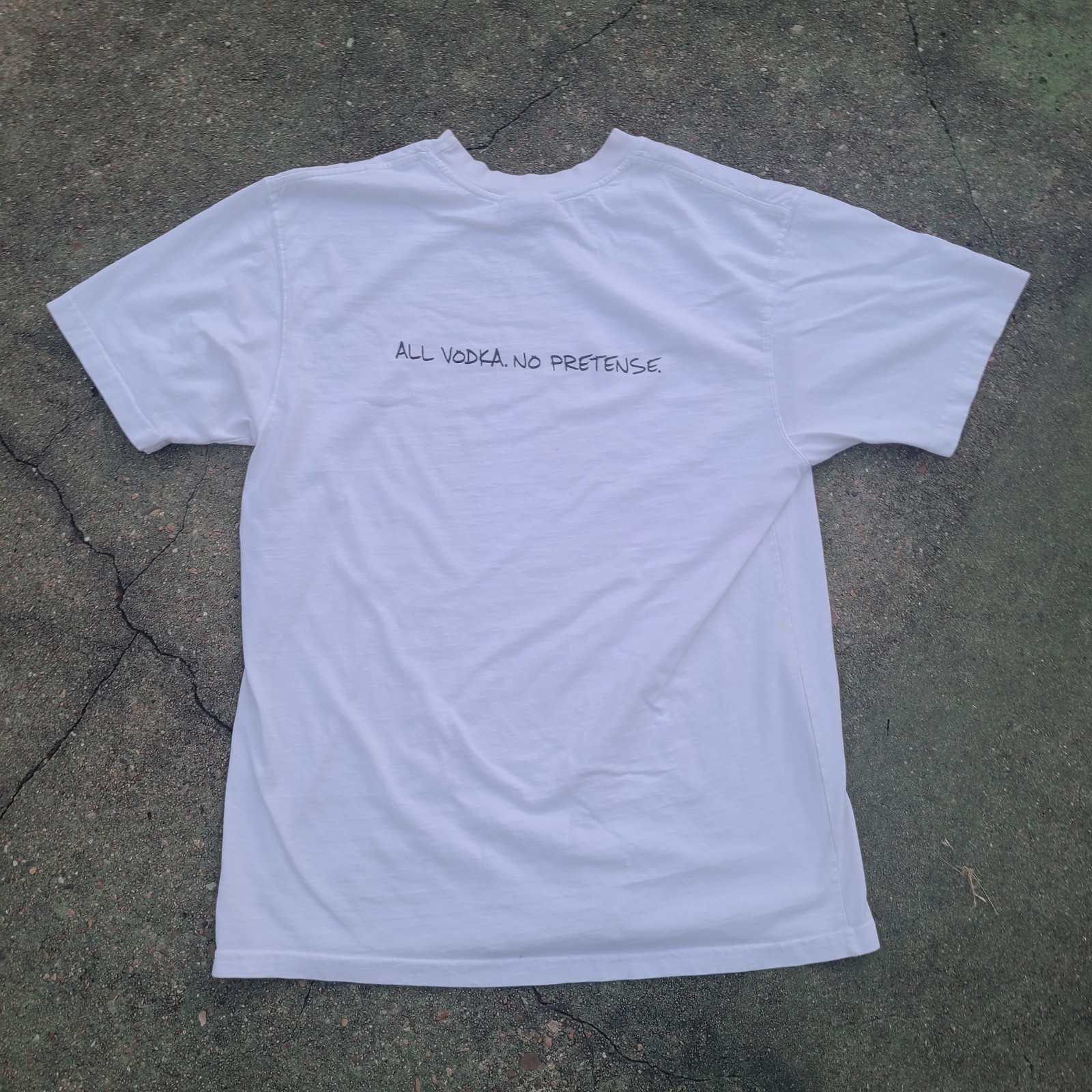 Vtg 90s Smirnoff Vodka Promo T Shirt Sz L MADE IN USA Rare