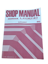 Honda Legend Coupé Supplément 1990 90 Manuel D'Atelier Première Édition
