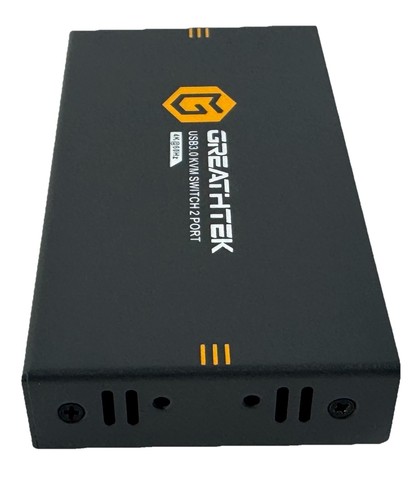 GREATHTEK 4K60Hz USB 3.0 Ports HDMI KVM Switch für 2 PC 1 Monitor inkl Kabel NEU - Afbeelding 3 van 8
