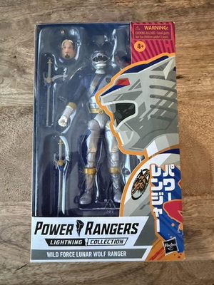 #ad Power Rangers Wild Force Lunar Wolf Ranger Lightning Collection Figure Hasbro $24.99