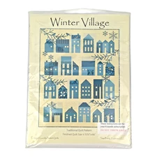 Winter Village 2017 Laundry Basket Quilts Pattern | Applique Block of the Month
