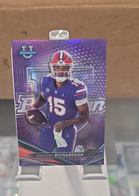 2022-23 Bowman's Best University - Anthony Richardson #91 Purple Refractor /250