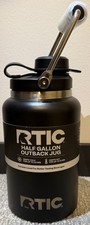 Rtic Half Gallon Outback Jug Ceramic Lined Black