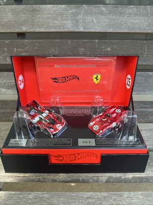 #ad Mattel Creations Hot Wheels x Ferrari Heritage Set 312P amp; 499P Mod FREE SHIPING $139.99