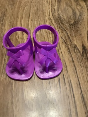 Baby Alive Doll  Pair Of  Purple Flip Flop Sandals Make Offer