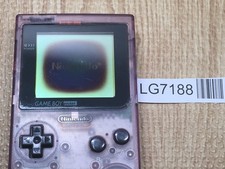 LG7188 With Defects - GameBoy Pocket Clear Purple Console Nintendo Japan