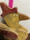 Vintage Wooden Pull-a-Long Duck Toy on Wheels — photo 5