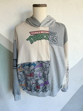 Felpa con cappuccio Teenage Mutant Ninja Turtles TMNT Colorblock uomo XXL film a fumetti