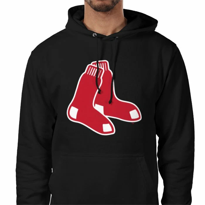 Boston Red Sox Socks Mlb Baseball Hoodie Black 🇬🇧 XS To 3XL