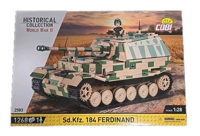 COBI WWII Ferdinand Tank Sd.Kfz 184 1268pcs Building Blocks Military Set NEW