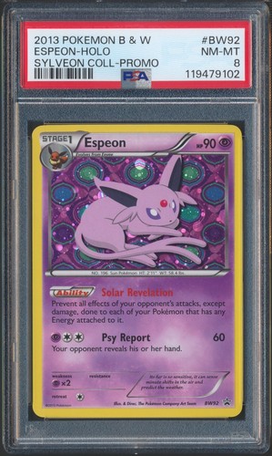 Espeon graded PSA 8 for sale on eBay