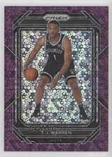 2022-23 Panini Prizm Fast Break Purple Prizm 4/75 TJ Warren #220 5y7