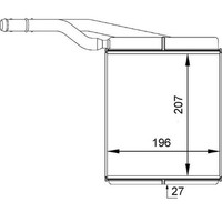 Mahle WäRmetauscher Heizung FüR Ford Focus 1 MK1 Tourneo / Transit Connect