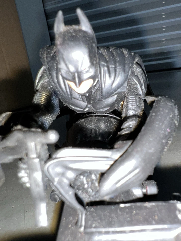 DC Comics Mattel 2008 Batman The Dark Night lançamento furtivo Bat-Pod ciclo Z1 - Imagem 4 de 4