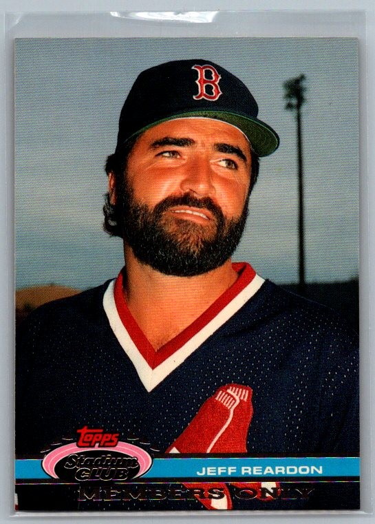 1991 Stadium Club Members Only #NNO Jeff Reardon