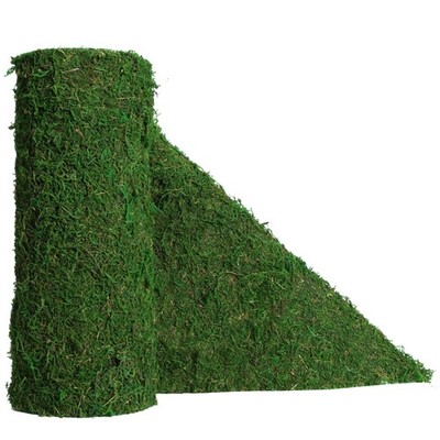 Moss Roll, Dried Moss for Crafts, Moss Table Runner for Fairy Gardens, Weddin...