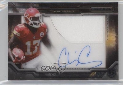 2015 Topps Strata Clear Cut Rookies Chris Conley #CCAP-CC RPA Patch Auto RC k5n